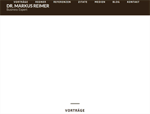 Tablet Screenshot of markusreimer.com